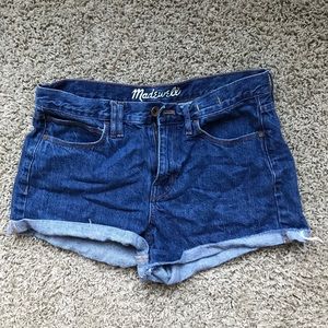 High waisted Madewell shorts